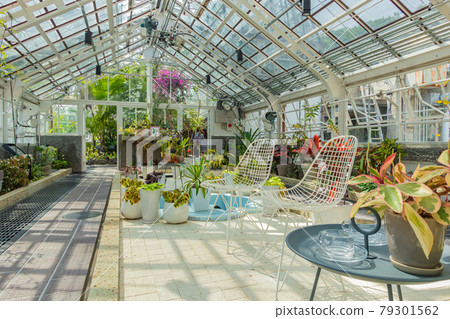 Japan's oldest public greenhouse in Higashiyama Botanical Garden, Greenhouse Front Building <Nagoya City, Aichi Prefecture> 79301562
