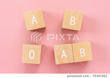 血型 | 寫有“A B O A B”的積木 79301881