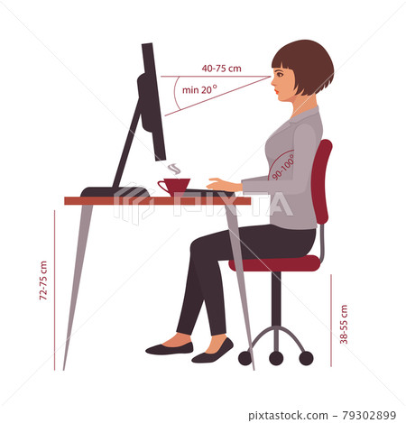 correct sitting position 79302899
