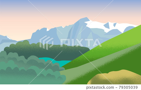 beautiful mountain landscape 79305039