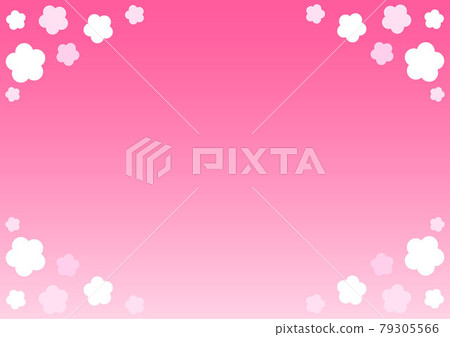 背景梅花粉色 背景梅花粉色 79305566