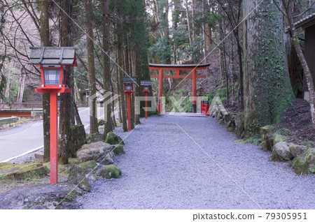 京都府京都市左京區藏卷船町貴船神社的參拜道 79305951