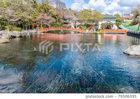 Mt.Fuji Hongu Sengen Taisha Shrine Wakutama Pond Mt.Fuji Hongu Sengen Taisha Shrine Wakutama Pond 79306395