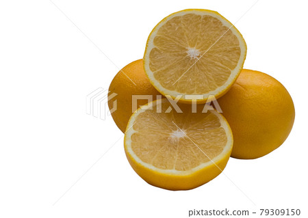 grapefruit isolated on white background. grapefruit isolated on white background. 79309150