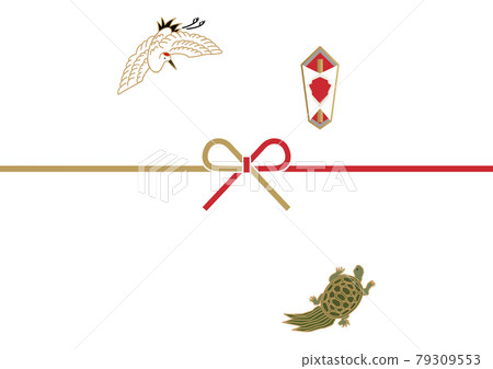 Japanese pattern gift wrapping paper design Gift decoration. Noshi paper for celebration. Japanese pattern gift wrapping paper design Gift decoration. Noshi paper for celebration. 79309553