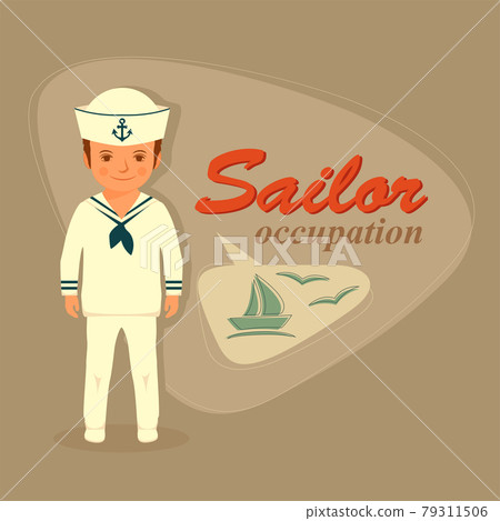 captain, sailor cartoon 79311506