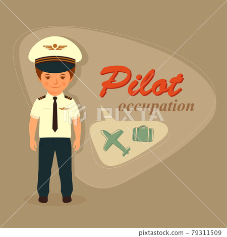 cartoon vector pilot cartoon vector pilot 79311509
