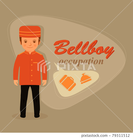 bellboy kid, hotel service bellboy kid, hotel service 79311512