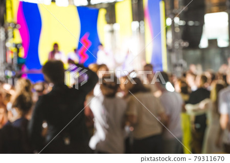 Wedding reception place ready for guests. table with food and drink 79311670