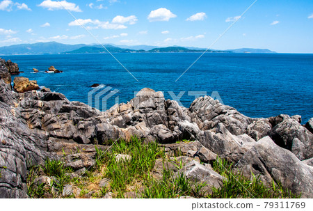 陸奧潮風步道 三陸重建國立公園 唐松半島探索步道 半造礁石 79311769