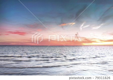 sunrise in the sea. sunset in the ocean sunrise in the sea. sunset in the ocean 79311826