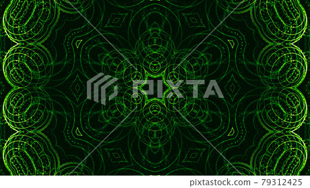 3d render. Green motion design background with... - Stock Illustration ...