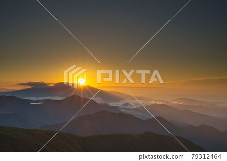 Mountain dawn landscape Mountain dawn landscape 79312464