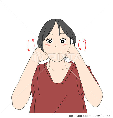 Woman to massage face Woman to massage face 79312472