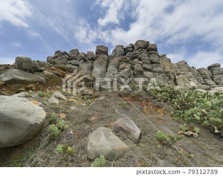 Columnar basalt / Lake Biwa / Tourai, Taiwan / Columnar Basalt, Hujing, Taiwan 79312789