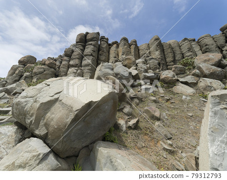 Columnar basalt / Lake Biwa / Tourai, Taiwan / Columnar Basalt, Hujing, Taiwan 79312793