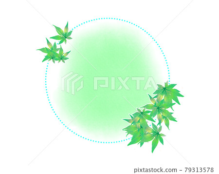 夏秋葉圓框 79313578