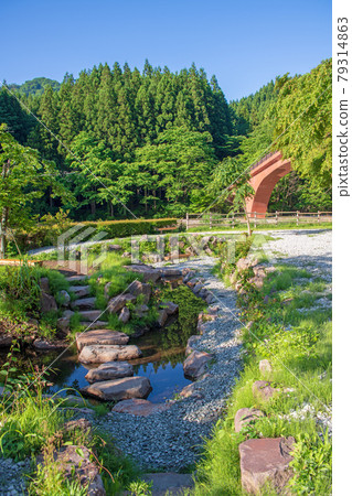 臼井湖坂本水壩夢之瀨橋初夏周邊景色 79314863