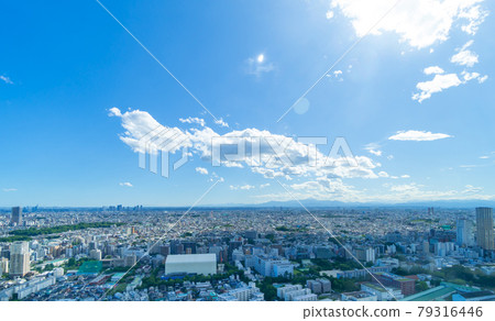 Mt. Fuji seen from Ebisu 79316446