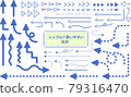 簡單易用的箭頭材料 79316470