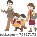 Family outing autumn 79317172