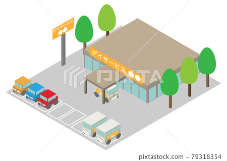 Isometric Deservice Building 79318354