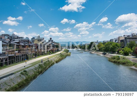 Kamo River from Shijo Ohashi 79319897