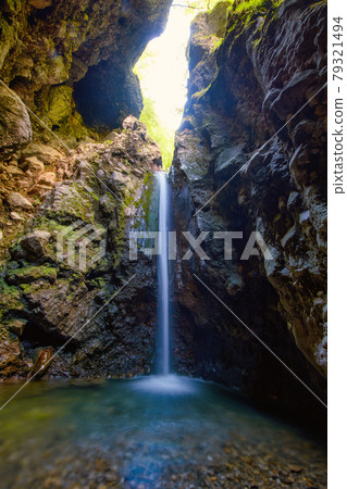 Cave of the partisans in the taleggio valley Brembana Bergamo Italy Cave of the partisans in the taleggio valley Brembana Bergamo Italy 79321494