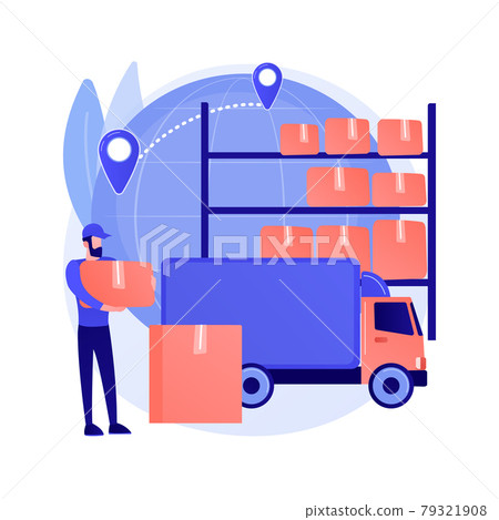 Transit warehouse abstract concept vector… - 스톡일러스트 [79321908] - PIXTA