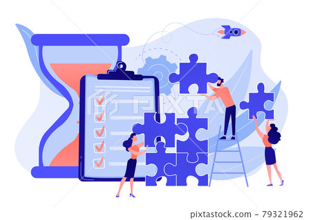 Project delivery concept vector illustration 79321962