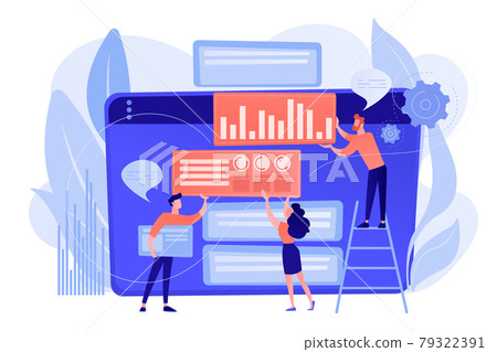 Content marketing concept vector illustration. 79322391