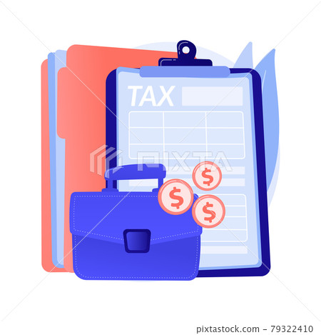 Corporate tax abstract concept vector illustration. Corporate tax abstract concept vector illustration. 79322410