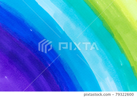 Blue rainbow background. Light marker texture. Blue rainbow background. Light marker texture. 79322600