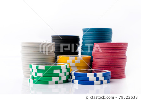 Chips for casino or pile of gambling tokens. Volumetric heap of money or cash for games like poker, card and blackjack, roulette. Betting club and gamble Chips for casino or pile of gambling tokens. Volumetric heap of money or cash for games like poker, card and blackjack, roulette. Betting club and gamble 79322638