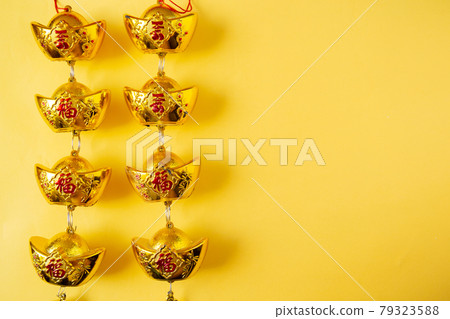 chinese, decoration, gold 79323588