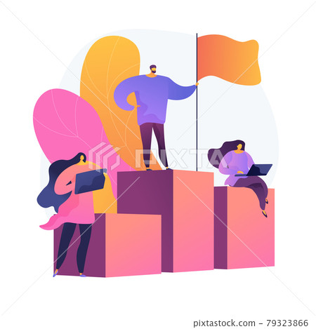 Leadership and success vector concept metaphor 79323866