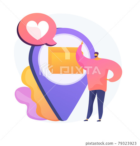 Online store order, parcel tracking vector concept metaphor. Online store order, parcel tracking vector concept metaphor. 79323923