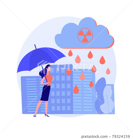 Acid rain abstract concept vector illustration. Acid rain abstract concept vector illustration. 79324159