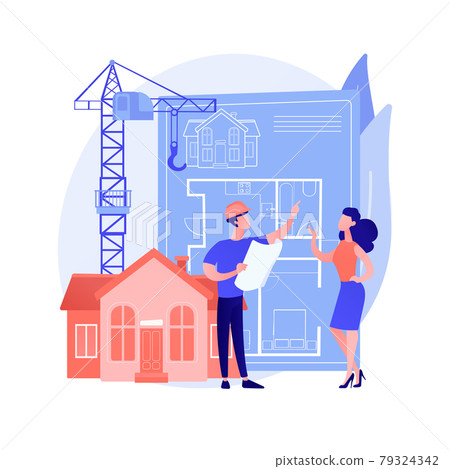 Real estate development abstract concept vector illustration. Real estate development abstract concept vector illustration. 79324342