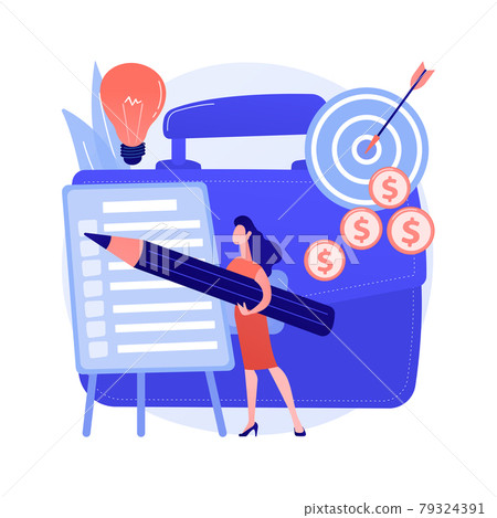 Project planning abstract concept vector illustration. 79324391