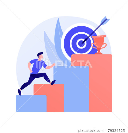 Ambition abstract concept vector illustration. Ambition abstract concept vector illustration. 79324525