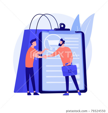 Sales representative abstract concept vector illustration. Sales representative abstract concept vector illustration. 79324550