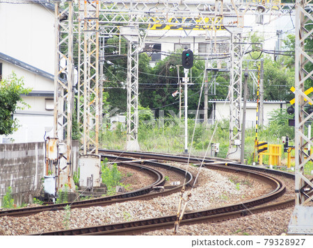 關西古市站地區鐵軌 關西古市站地區鐵軌 79328927
