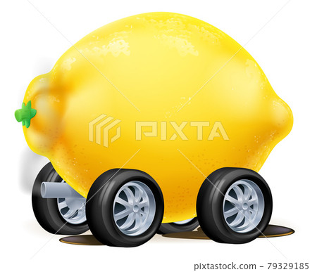 Cartoon Car Lemon Illustration 79329185
