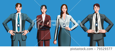 heroes in daily life, office worker vector illustration heroes in daily life, office worker vector illustration 79329377