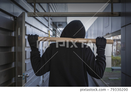 criminal, thug, gang with wooden club, stick criminal, thug, gang with wooden club, stick 79330200
