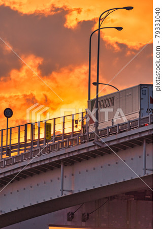 Evening view Kaita Ohashi, Niho Junction Evening view Kaita Ohashi, Niho Junction 79331040