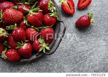 Fresh ripe delicious strawberries 79331229