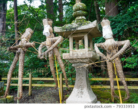 為鹿島神宮(茨城縣)的Corona大輔(稻草人偶)的離去祈禱 為鹿島神宮(茨城縣)的Corona大輔(稻草人偶)的離去祈禱 79333953