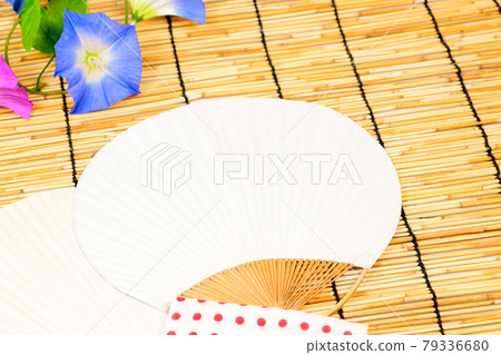 Japanese summer fan and towel Japanese summer fan and towel 79336680